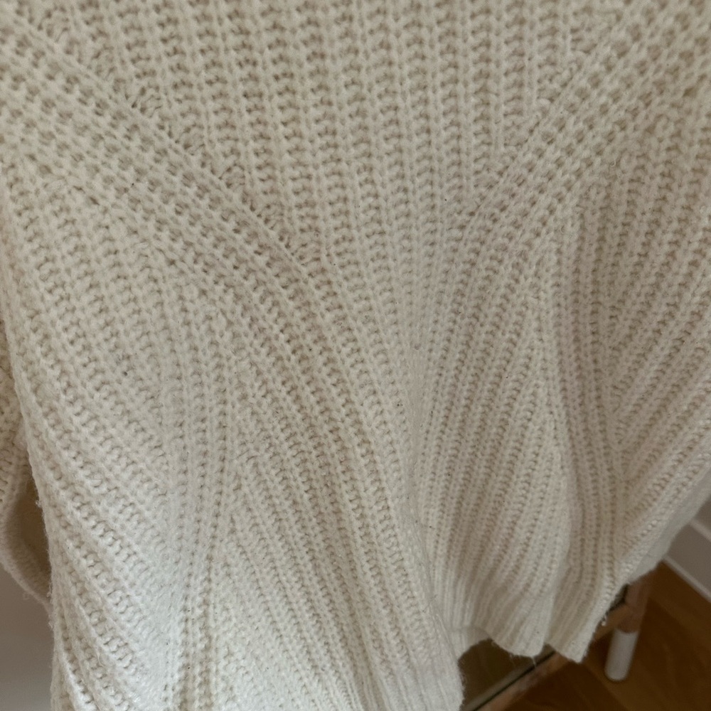 A New Day Cozy Cream Knit Sweater - Picture 5 of 5